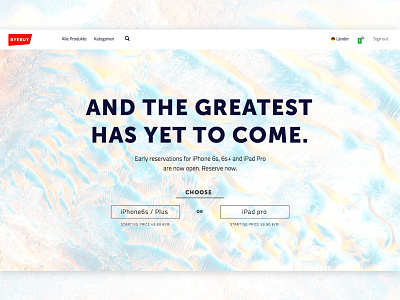 Landing page