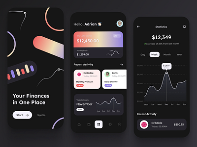 Banking - Mobile App design ui ux