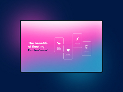 Float - UX/UI design for Tablet