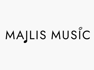 Music branding branding design elegant exclusive icon logo luxury mono music online premium retail stylish typographic typography vector