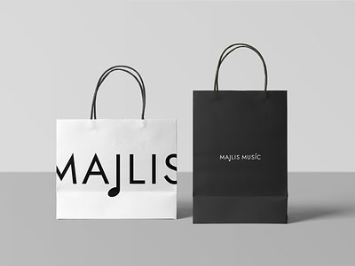Music branding branding elegant exclusive icon illustration logo luxury mono online premium retail stylish typographic typography vector