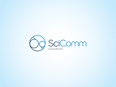 SciComm branding logo science