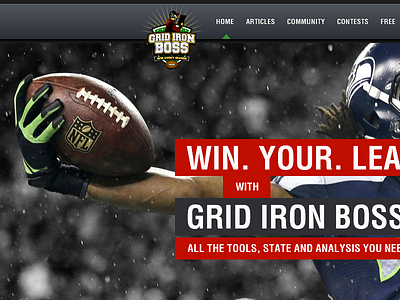 Grid Iron Boss website