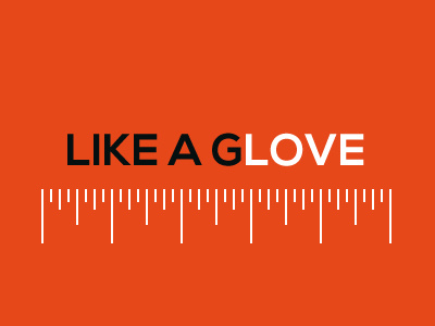Like a Glove Logo and mobile app design app logo mobile