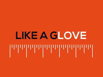 Like a Glove Logo and mobile app design