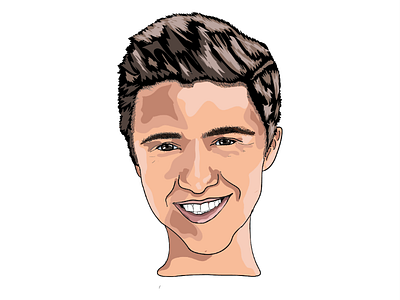 Portrait adobe art drawing illustrator portrait