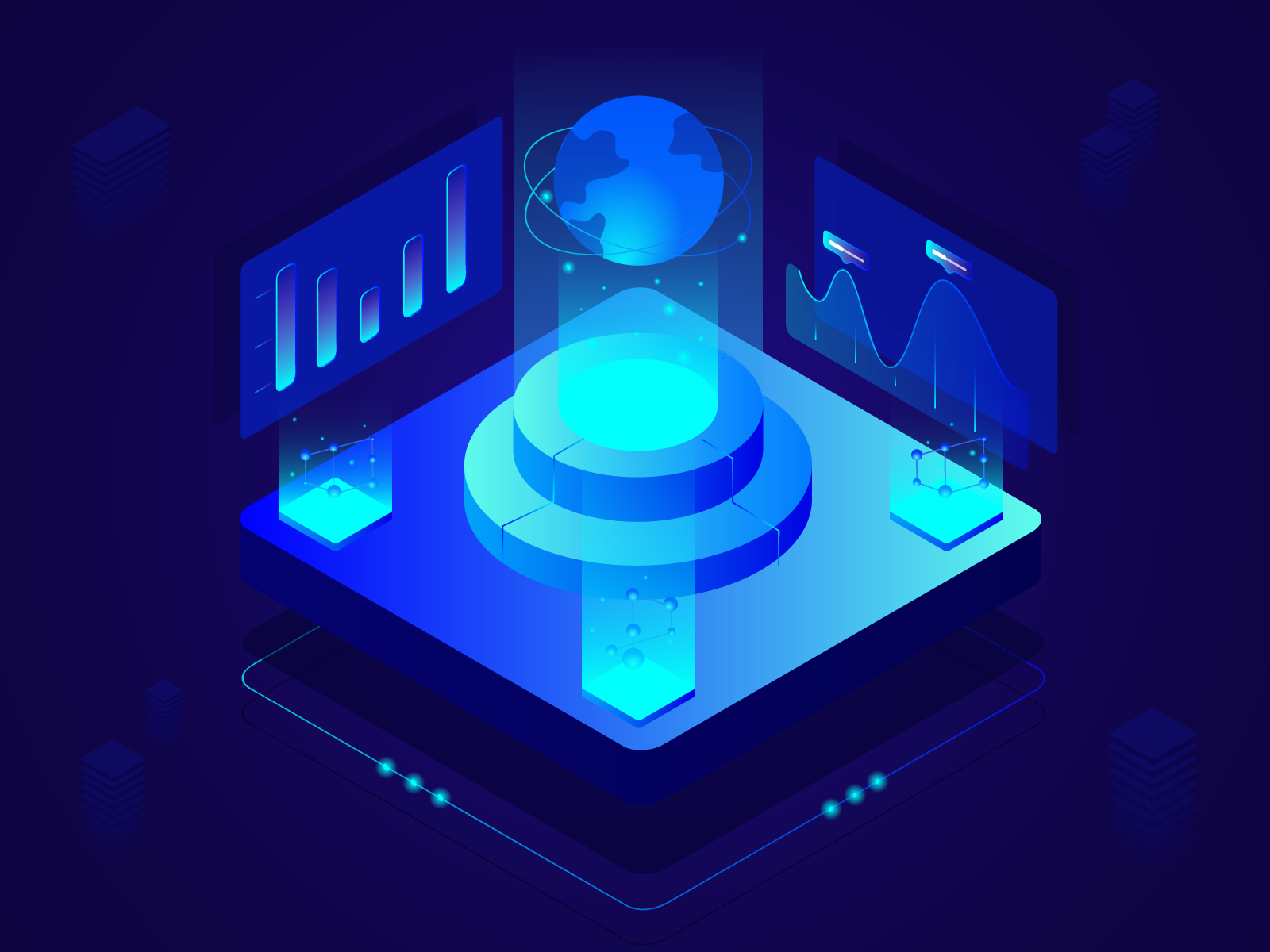 Isometric Illustration by Alexandra Marchenko on Dribbble