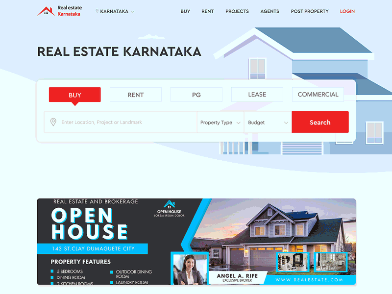 Real-estate Landing Page UX