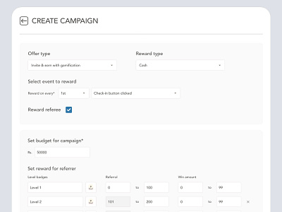 Create Campaign UX