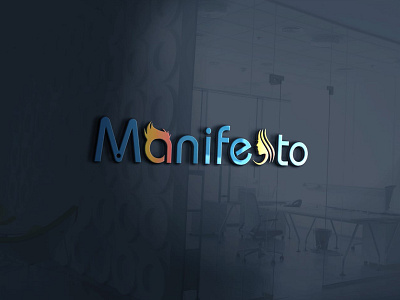 Manifesto Saloon Logo design graphic design logo ui ux