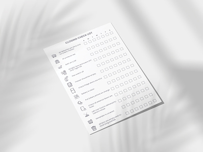 Checklist Design