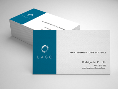 LAGO bussines card bussines card design illustrator