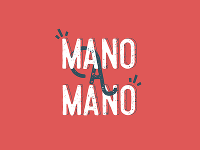 Mano A Mano design graphic design illustration illustrator illustrator art logo