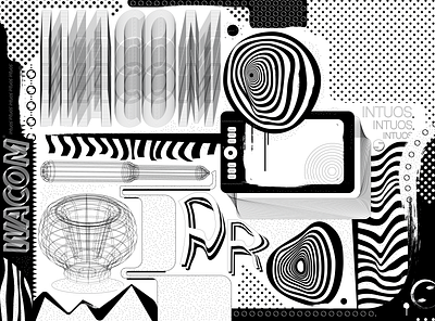 _MattiaChavesXWacom®_ 3d art direction concept design graphicdesign illustration job poster print shape type typography ui ux vector visual art wacom wacom intuos wacom tablet web