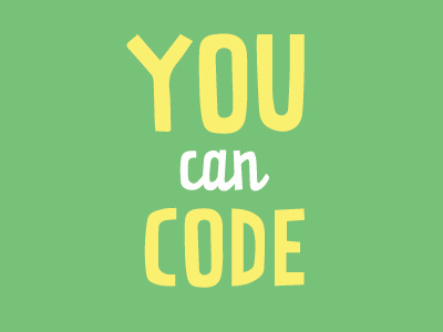 YOU can CODE code ff prater sans ff prater script launch side project teaching type