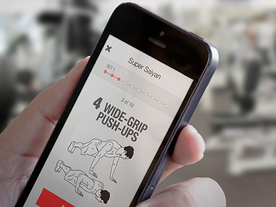 Fitness App Concept app fit fitness iphone neila rey status bar ui ux workout