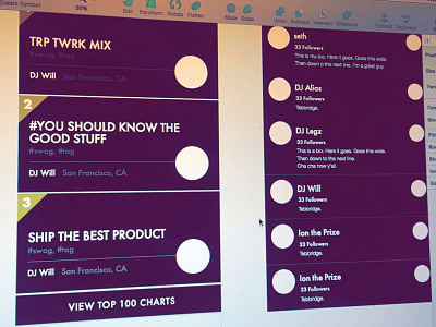 Wireframing Crossfader 4.7 in Sketch