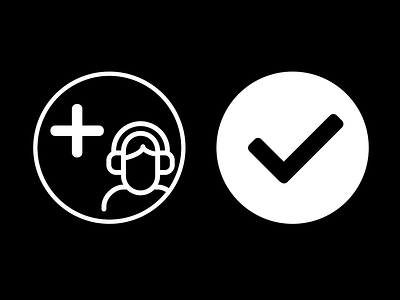 Quick — Follow that DJ! black and white button dj follow sketch ui