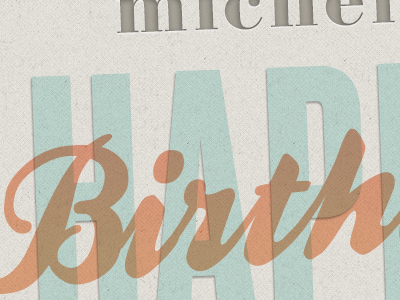 Happy Birthday! birthday card type typography