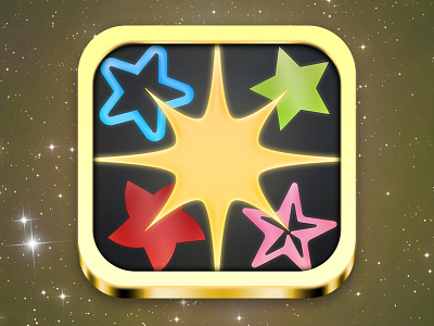 Glow Star Icon app glow icon ios star