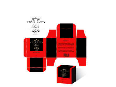 Embalagem - Parfum Sephora design illustration perfume publicidade