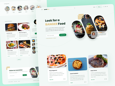 Bangerfood - Recipes Blog Concept