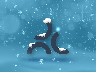 Altersoft Christmas Logo altersoft altersoft team animation branding christmas concept design graphic design illustration interface logo modern motion motion design motion graphics new year snow