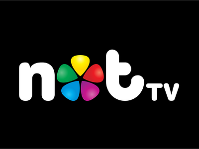 notTV Logo Design branding logo vector