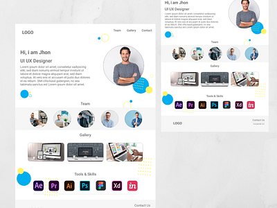 Web Portfolio ui ux web