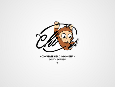 Converse Head Indonesia South Borneo logo Design Illustration animation art branding design flat illustration illustrator logo minimal vector