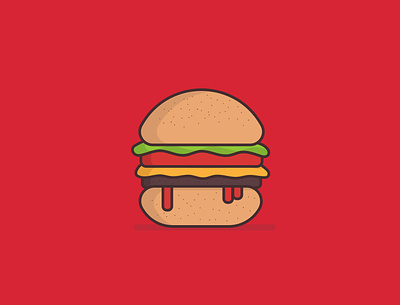 #28daysillustrationchallenge for myself - Day 4 Junk food american bad burger carbohydrates cola concept diet drink fast fat food french fried fries hamburger junk meal nutrition pizza unhealthy