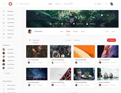 Video Hosting 1455 4 Channel Page Videos ux web
