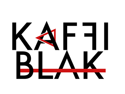 Kaffi Blak logo music photoshop