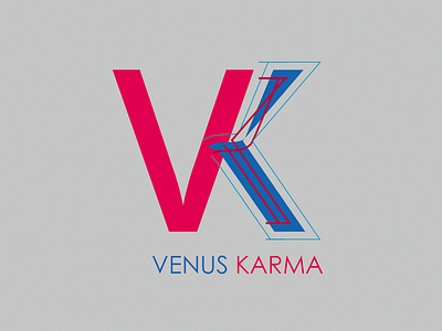 Venus Karma Logo Concept 2 brand branding cairo concept logo design illustration logo logo concept logoconcept logodesign qatar vector