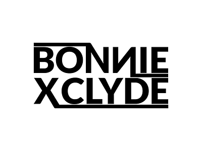 BONNIE x CLYDE concept design designer illustrator logo logoconcept