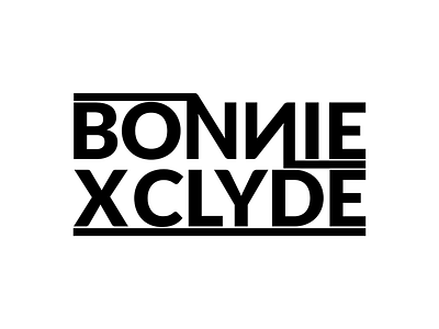 BONNIE x CLYDE concept design designer illustration logo