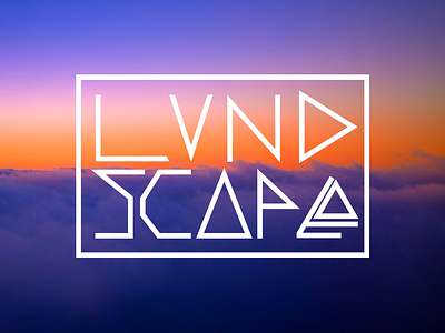 Lvndscape Logo Concept concept logo design dj edm illustrator logo music