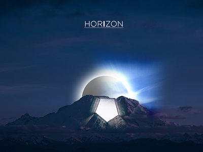 Horizon artwork design horizon poster