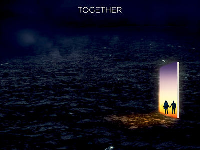 Together design music poster track