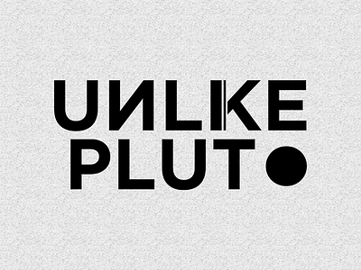 Unlike Pluto artist concept design designer dj egypt logo logoconcept music musician pluto producer
