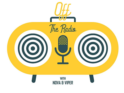 Off The Radio Logo designer egypt logo online podcast radio