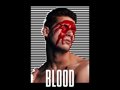 Blood Poster artist artwork blood cover design