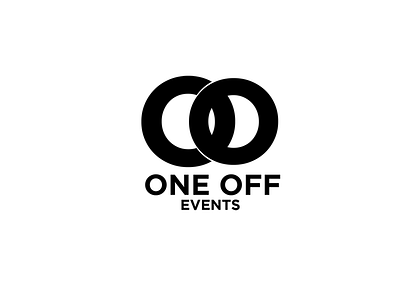 One Off Events Logo event festivals logo music organization trance