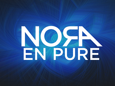 Nora En Pure Concept artist blue design logo nora pure