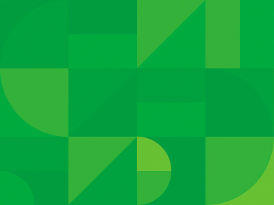 Mid Mod Pattern Study circle green mid-century pattern simple triangle