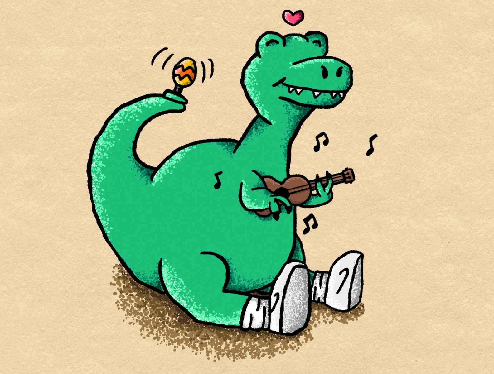 musical dino