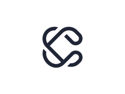 C Logo app icon illustration logo design typography vector