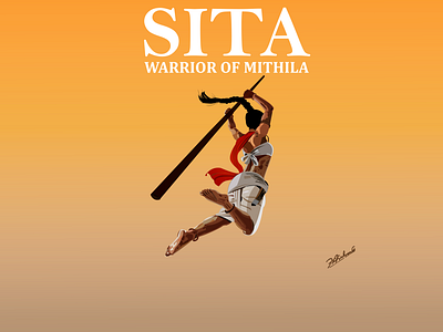 Sita Warrior of Mithila amish design illustration novel sita sita warrior of mithila vector