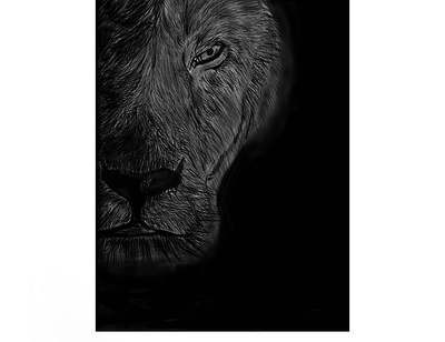 LION adobe applepencil art autodesk design drawing ipad sketch sketchbook