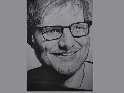 Ed Sheeran art charcoal drawing edsheeran fanart musician portrait realism singer sketch